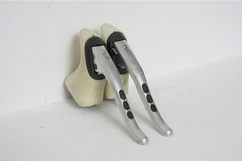 SHIMANO EXAGE AERO Brake Levers WHITE HOODS VTG 1990s eBay